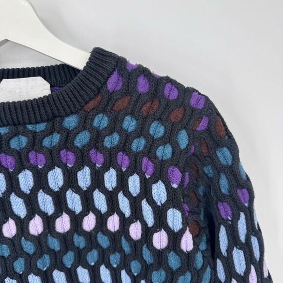 Cropped Polka Dot Wool Sweater by‎ Koche Sz XS - Picture 7 of 9